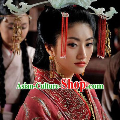 Ancient Chinese Prtincess Royal Imperial Hair Jewelry Hairpieces