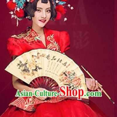 Traditional Chinese Opera Hat Hair Jewelry Hairpieces