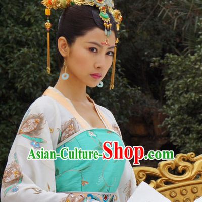 Ancient Chinese Prtincess Royal Imperial Hair Jewelry Hairpieces
