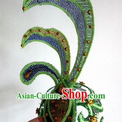 Traditional Chinese Stage Performance Dance Hat for Women