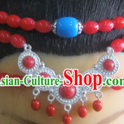 Traditional Chinese Tibetan Headdress for Women