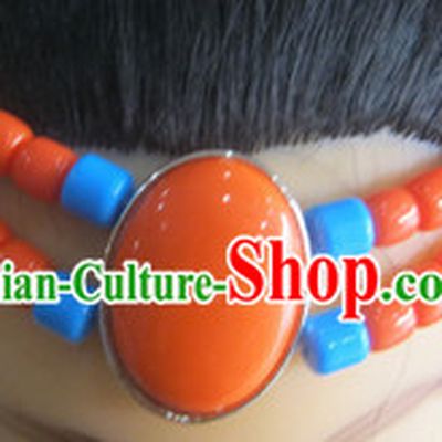 Traditional Chinese Tibetan Headdress for Women