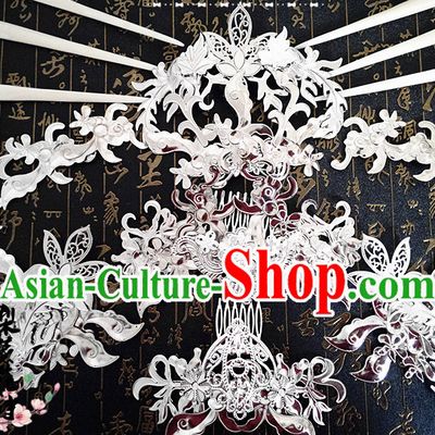 Ancient Chinese Prtincess Royal Imperial Hair Jewelry Hairpieces