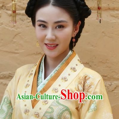 Ancient Chinese Prtincess Royal Imperial Hair Jewelry Hairpieces