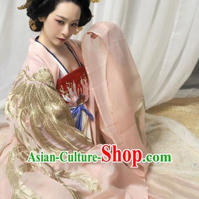 Ancient Chinese Clothing and Hair Jewelry Complete Set for Women