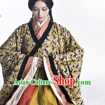 Ancient Chinese Clothing and Hair Jewelry Complete Set for Women