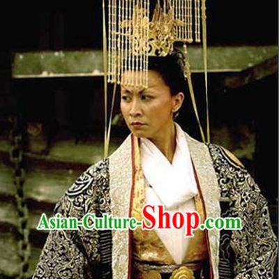 Top Chinese Headdress Empress Emperor Queen Film Crown Hat for Adults Kids Children Women Girls