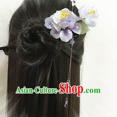 Chinese Ancient Flower Headdress Hairpin Headwear Jewelry for Women Girls