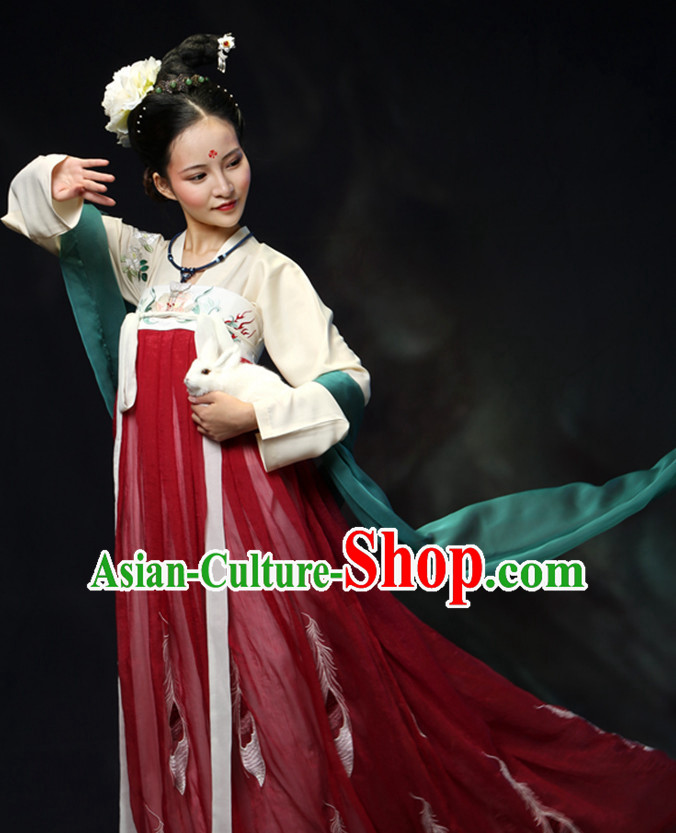 Asian Chinese Hanfu Dress Costume Clothing Oriental Dress Chinese Robes Kimono for Women Asian Chinese Hanfu Dress Costume Clothing Oriental Dress Chinese Robes Kimono for Women