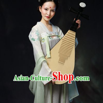 Asian Chinese Tang Dynasty Hanfu Dress Costume Clothing Oriental Dress Chinese Robes Kimono for Women Gilrls Adults Children