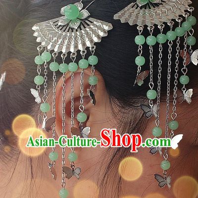 Chinese Ancient Flower Headdress Hairpin Headwear Jewelry for Women Girls
