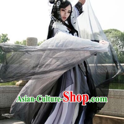 Asian Chinese Fairy Hanfu Dress Costume Clothing Oriental Dress Chinese Robes Kimono for Women Gilrls Adults Children