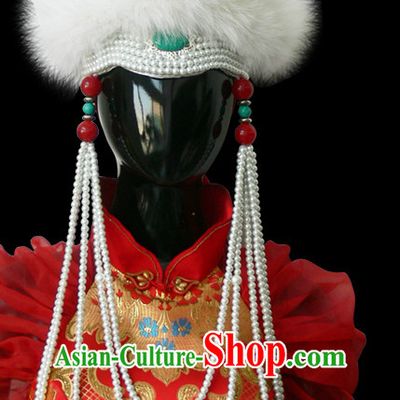 Mongolian People Yuan Dynasty Mongolians Hat for Women Girls Adults Children