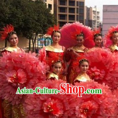 Traditional Chinese Flower Dance Umbrellas Dancing Props
