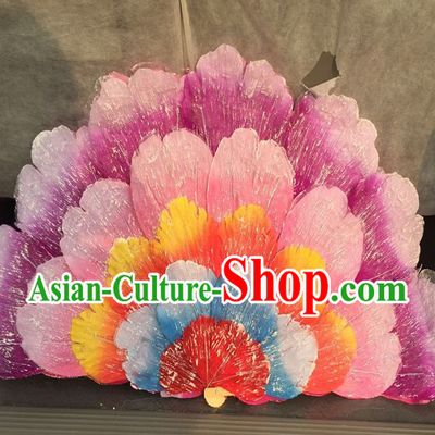 Traditional Chinese Handmade Flower Dance Dancing Fan