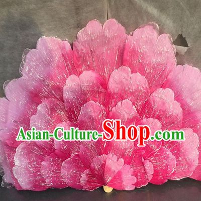 Traditional Chinese Handmade Flower Dance Dancing Fan