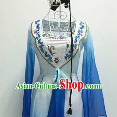 Chinese Classical Dance Costumes and Headdress Complete Set for Women or Gilrs