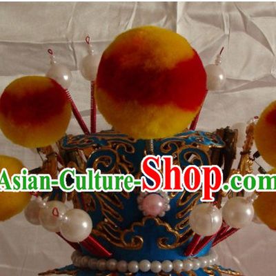 Chinese Beijing Opera Crown Coronet Headpieces Headwear Headdress Hat