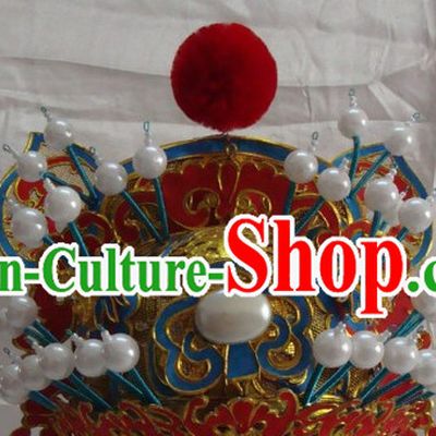 Chinese Beijing Opera Crown Coronet Headpieces Headwear Headdress Hat