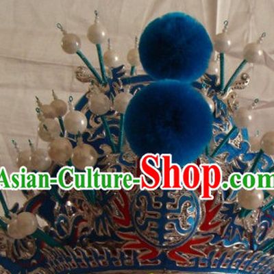 Chinese Beijing Opera Crown Coronet Headpieces Headwear Headdress Hat