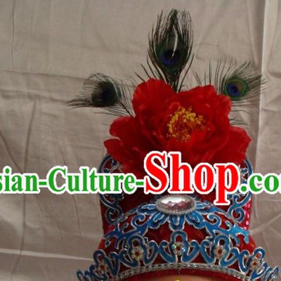 Chinese Beijing Opera Crown Coronet Headpieces Headwear Headdress Hat