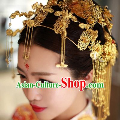 Chinese Classical Wedding Bridal Headpieces Hair Accessories