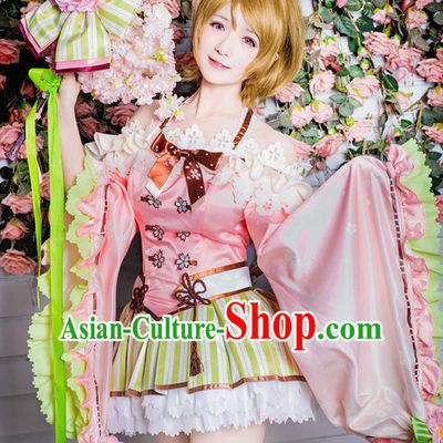 Chinese Cute Cosplay Costumes and Headdress Complete Set for Women