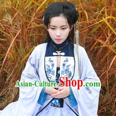 Gorgeous Chinese Fairy Princess Empress Queen Cosplay Costumes Ancient Chinese Clothing Complete Set for Women