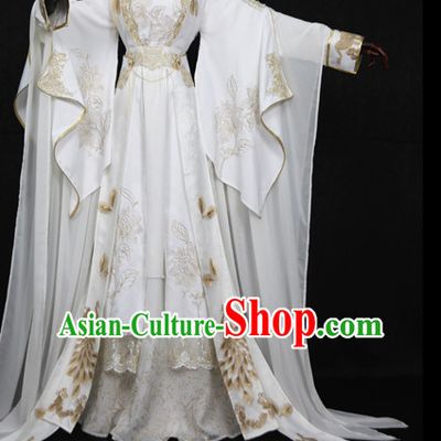 Gorgeous Chinese Fairy Princess Empress Queen Cosplay Costumes Ancient Chinese Clothing Complete Set for Women