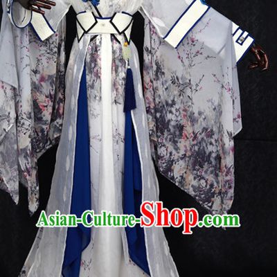 Gorgeous Chinese Fairy Princess Empress Queen Cosplay Costumes Ancient Chinese Clothing Complete Set for Women