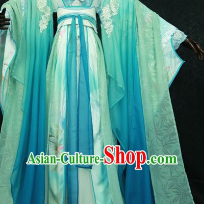 Gorgeous Chinese Fairy Princess Empress Queen Cosplay Costumes Ancient Chinese Clothing Complete Set for Women