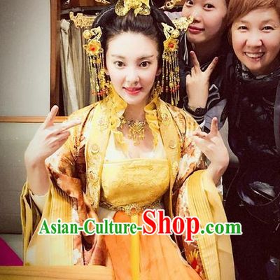 Ancient Chinese Empress Hair Accessories and Wig Set