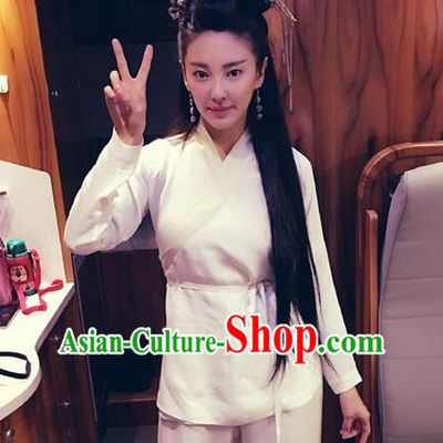 Ancient Chinese Fairy Hair Accessories and Wig Set