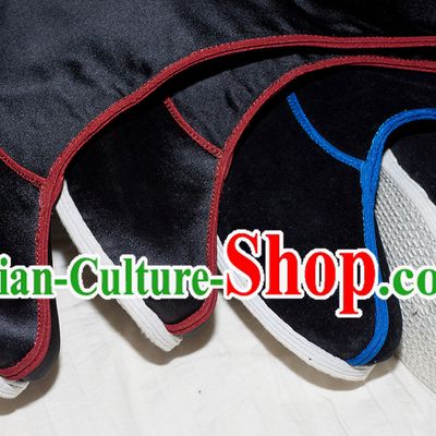 Chinese Traditional Opera and Hanfu Long Black Boots