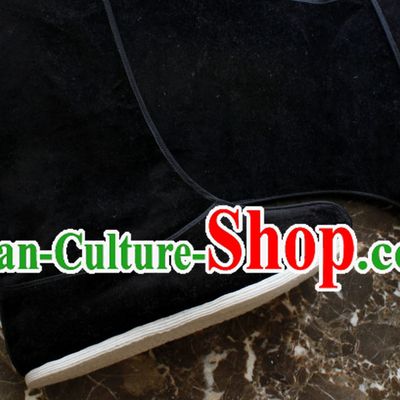 Chinese Traditional Opera and Hanfu Long Black Boots