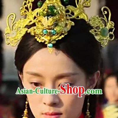 Ancient Chinese Handmade Imperial Headdress Hair Jewelry for Women