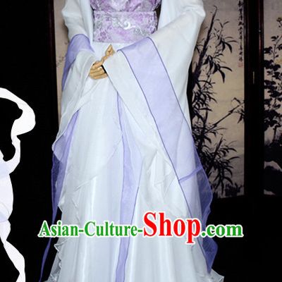 Chinese Traditional Fairy Hanfu Costumes Complete Set for Girls Women