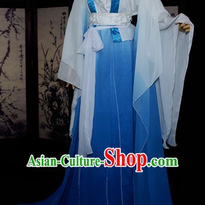 Chinese Traditional Fairy Princess Costumes Complete Set for Girls Women