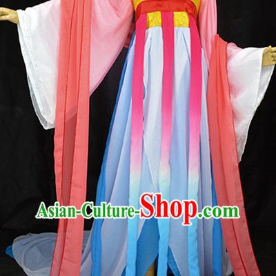 Chinese Traditional Palace Dancer Classical Dance Costume Complete Set for Women
