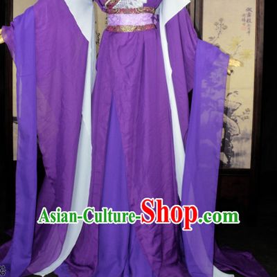 Chinese Traditional Ancient Princess Costume Complete Set for Women