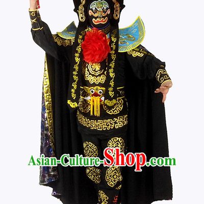 Chinese Bian Lian Mask Change Changing Costumes Helmet Masks Complete Set for Men
