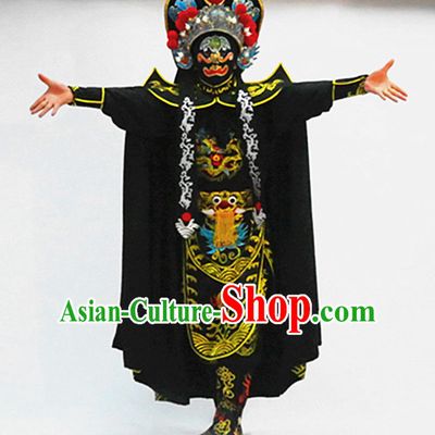 Chinese Bian Lian Mask Change Changing Costumes Helmet Masks Complete Set for Men