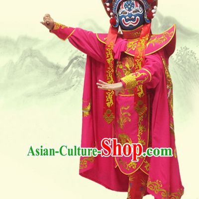 Chinese Bian Lian Mask Change Costumes Helmet Masks Complete Set for Men