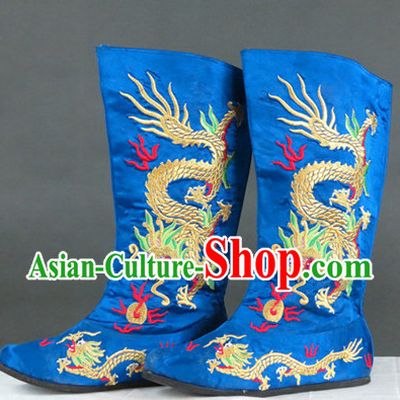 Chinese Traditional Bian Lian Mask Change Dragon Boots