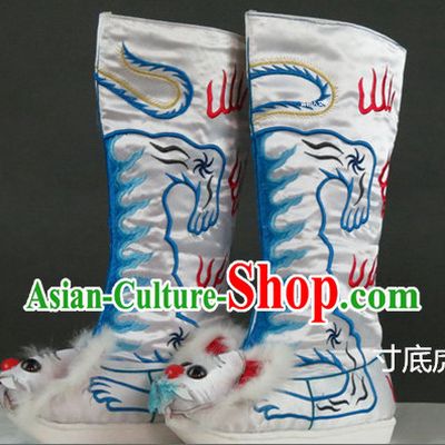 Chinese Traditional Bian Lian Mask Change Tiger Head Boots