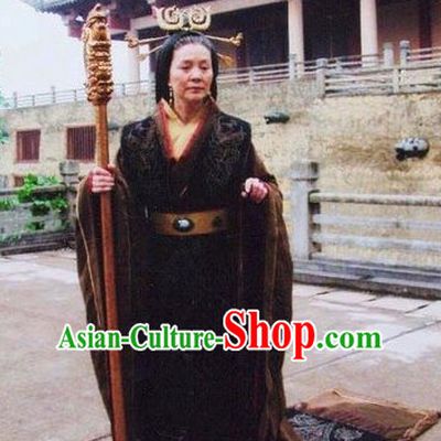 Han Dynasty Cantonese Drama Female Queen Garment Costumes Complete Set