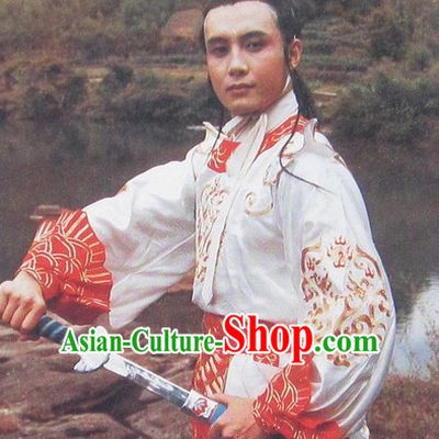 Journey to the West Women White Dragon Horse and Hair Accessories Complete Set for Men