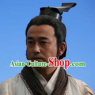 Chinese Qin Dynasty Male Hairstyles Chancellor Shang Yang Statesman Coronet for Men