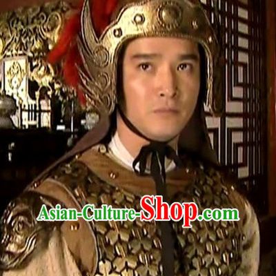 Tang Dynasty Male Hairstyles General Helmet for Men