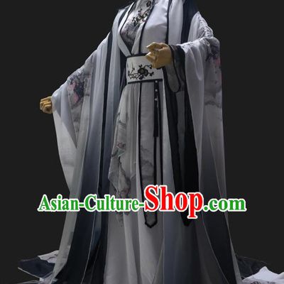 Gorgeous Chinese Fairy Princess Empress Queen Cosplay Costumes Ancient Chinese Clothing Complete Set for Women